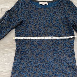 LAST CHANCE 🛍️ Ann Taylor Loft Leopard Sweater Dress
